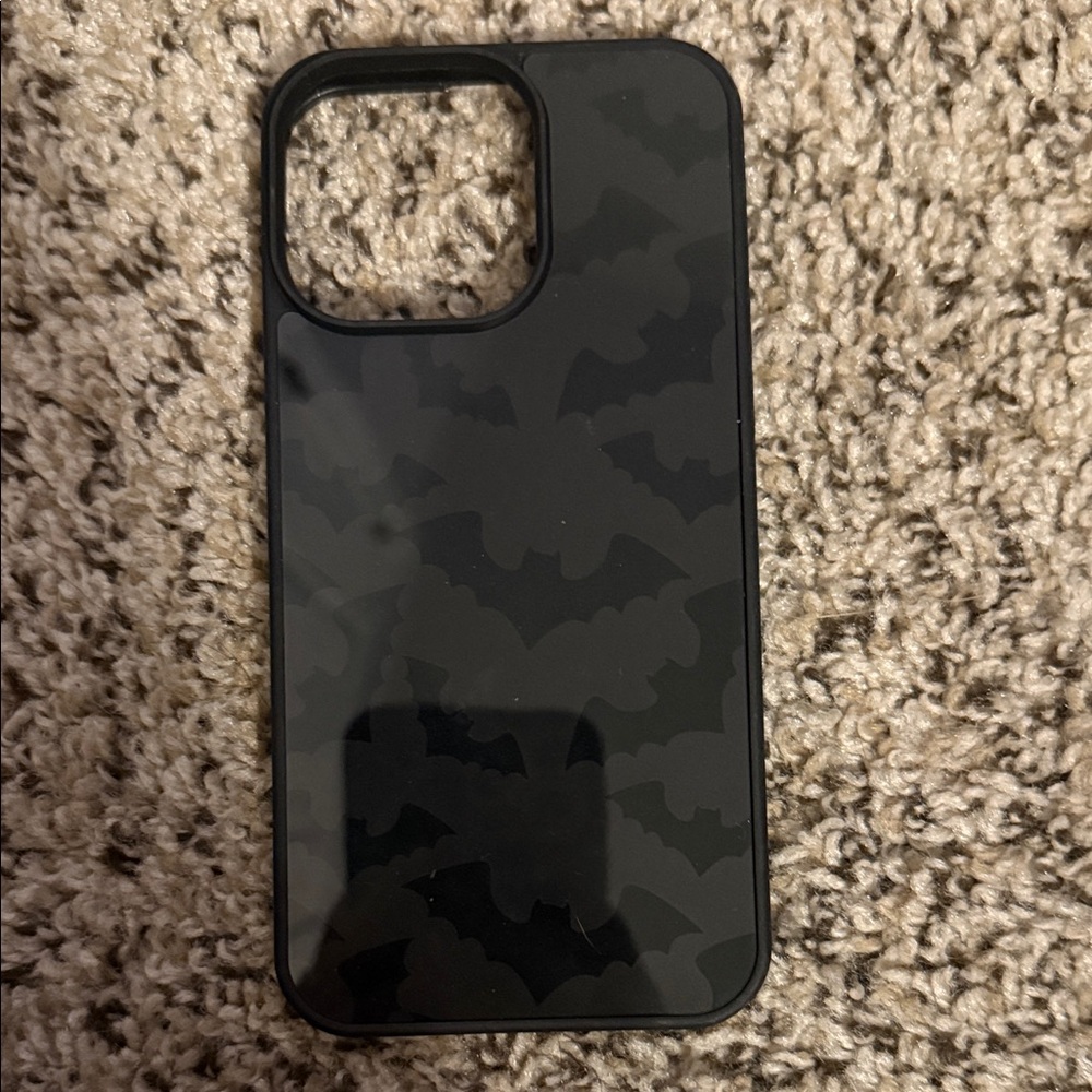 Black Bat Pattern Phone Case
